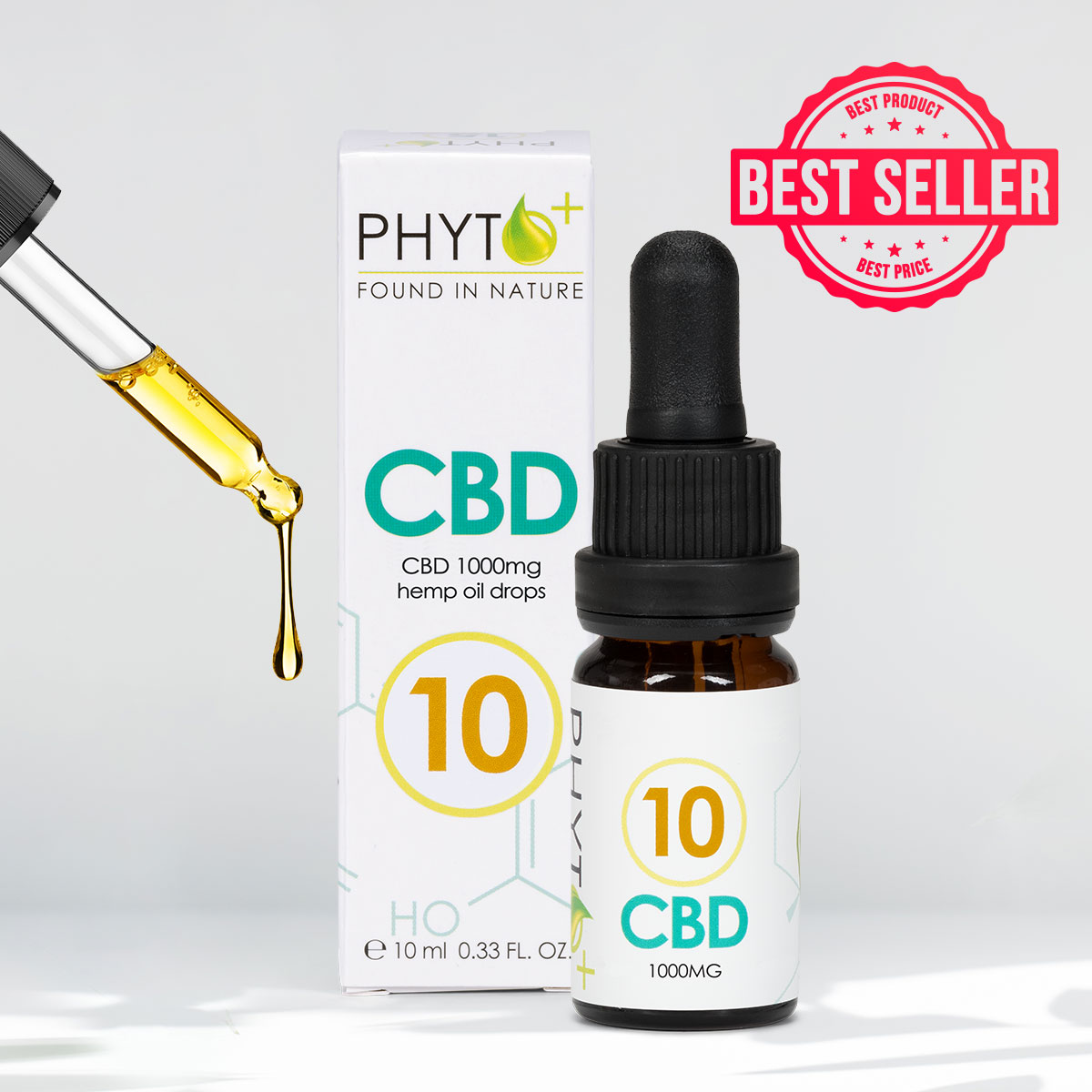 CBD Oil Drops 10% | 1000mg