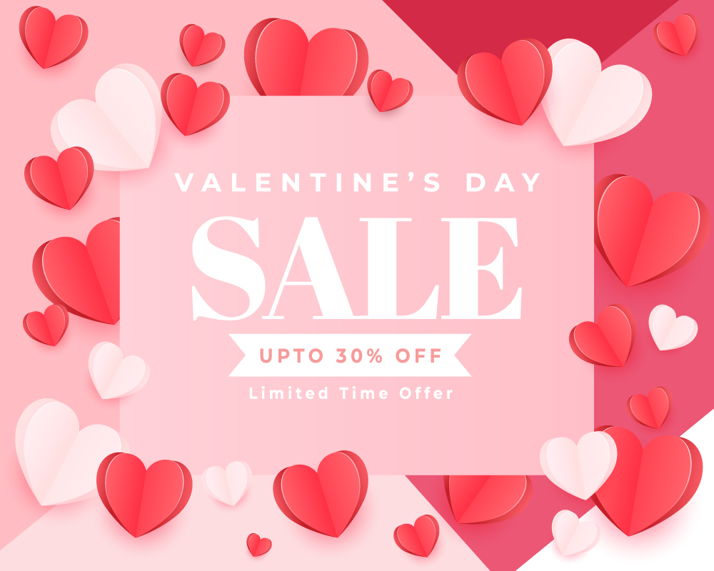 Happy Valentines Day - 30% Off